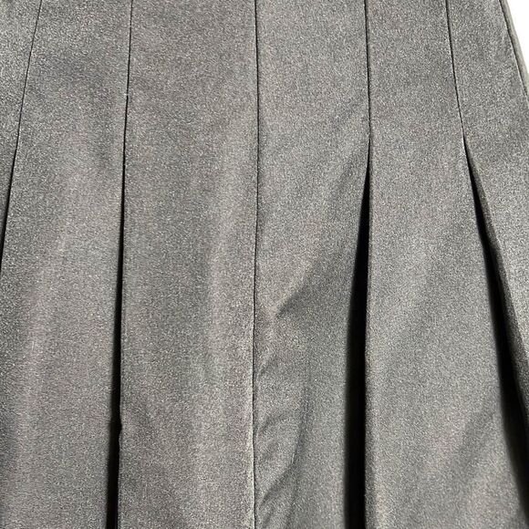 Shein Woman Ladies Black Pleated Cheerleader Mini Skirt Back Zip Closure Size Me - Picture 4 of 7